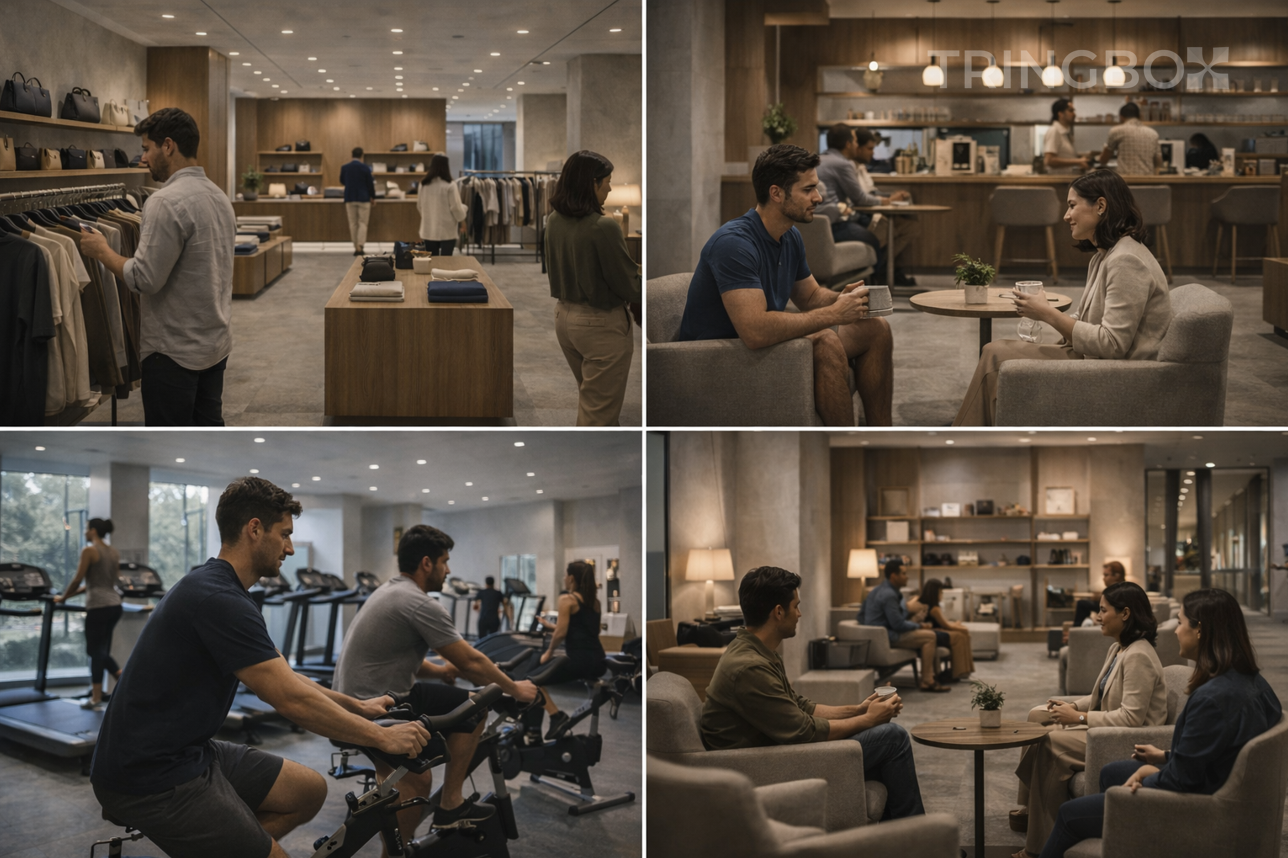 In store music for businesses using Tringbox AI-powered intelligent sound system