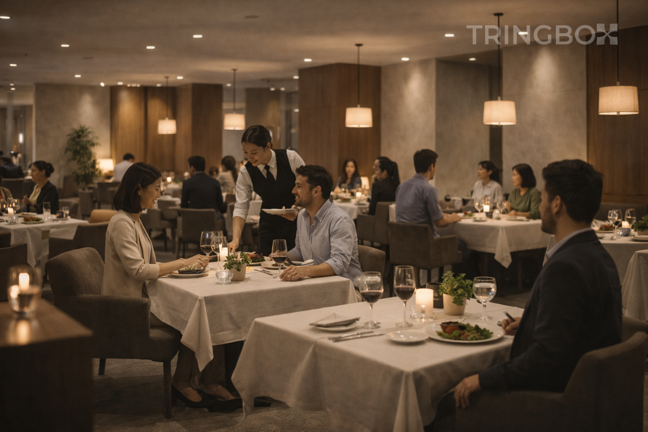 Intelligent in-store music for restaurants using Tringbox AI-powered dining ambience