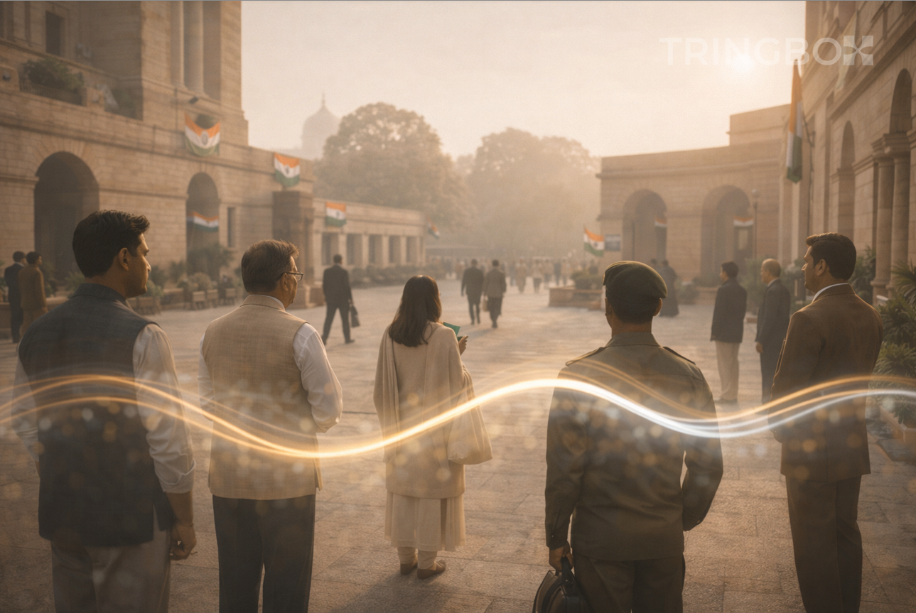 Republic Day of India celebration with cultural music ambience in public spaces powered by Tringbox InStore AI Music