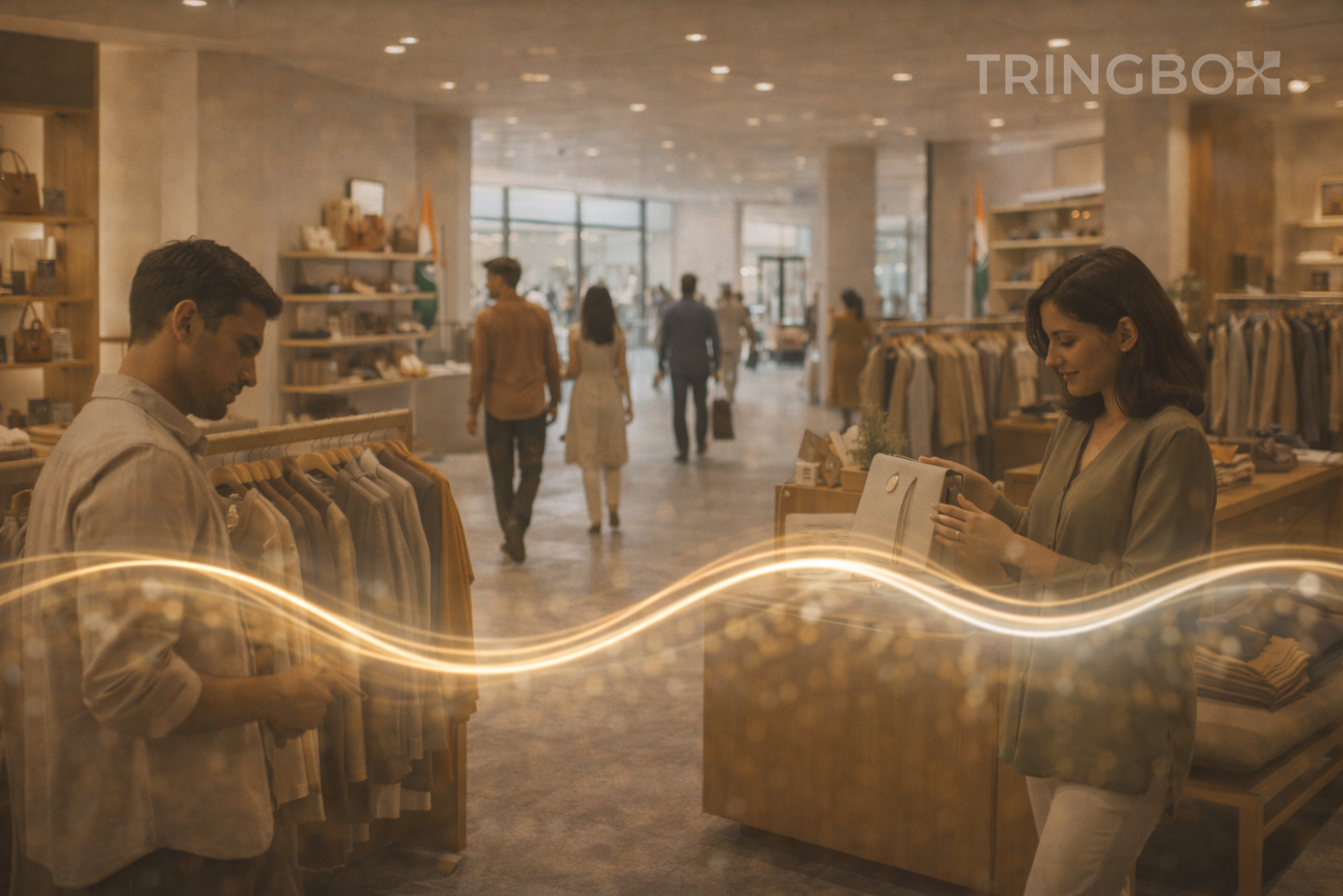 Republic Day patriotic ambience in Indian retail and public spaces using Tringbox InStore AI Music