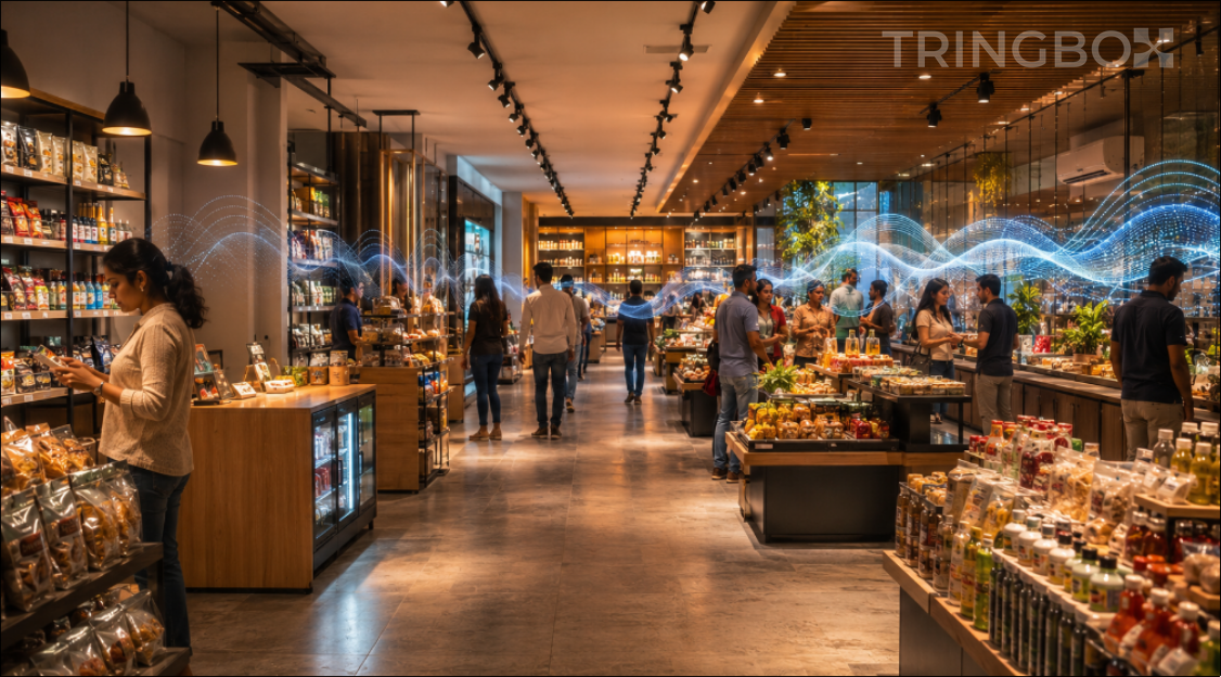 A premium retail store demonstrating the ultimate auditory and visual upgrade for a modern shopping experience.